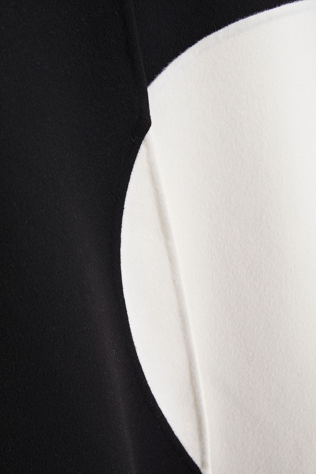 VALENTINO GARAVANI Two-tone wool and cashmere-blend felt cape