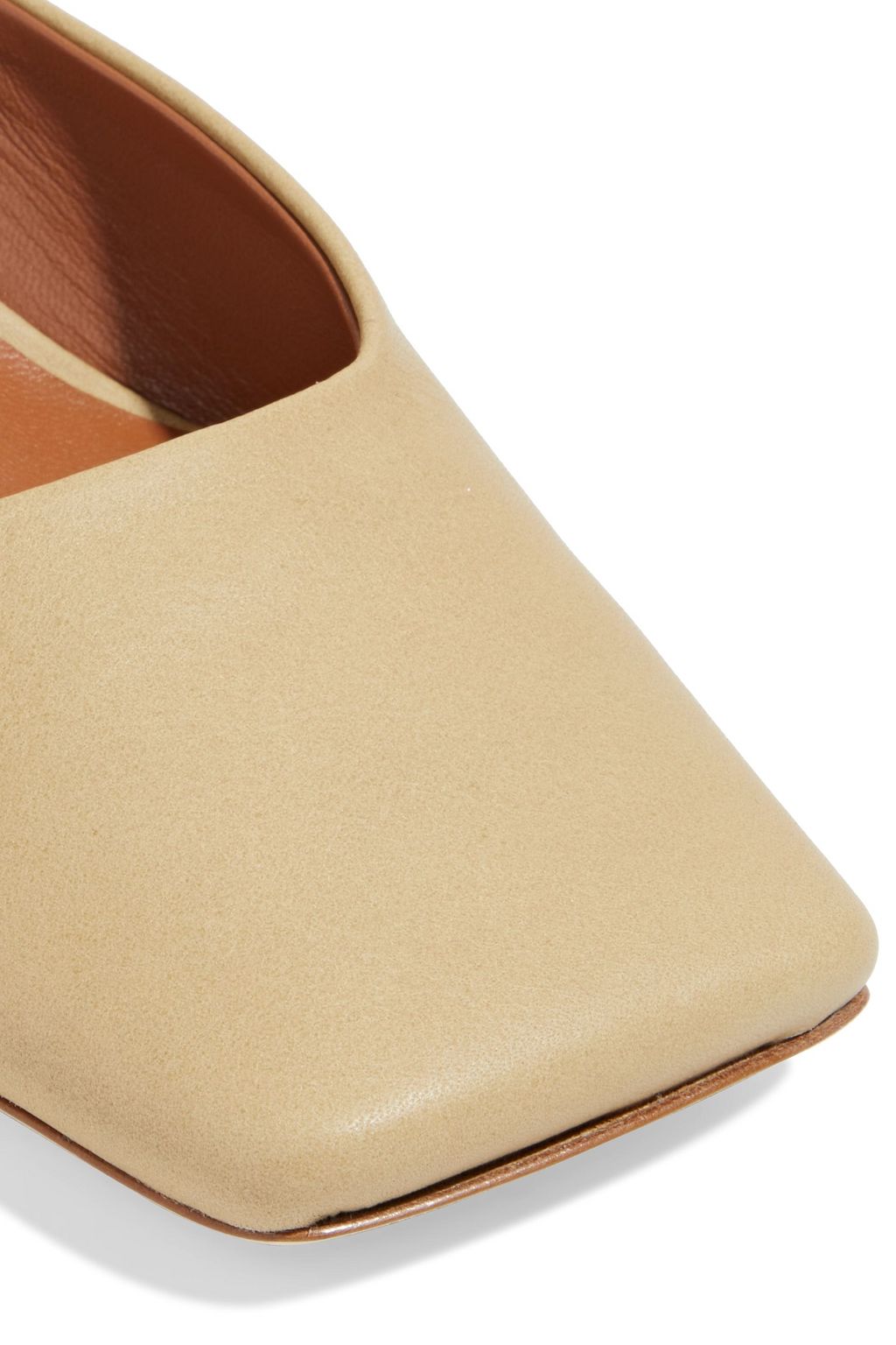 REJINA PYO Layla leather wedge mules