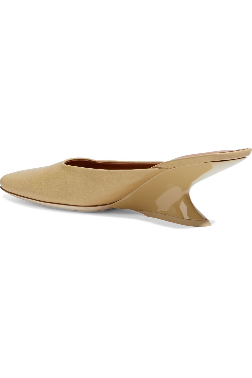 REJINA PYO Layla leather wedge mules