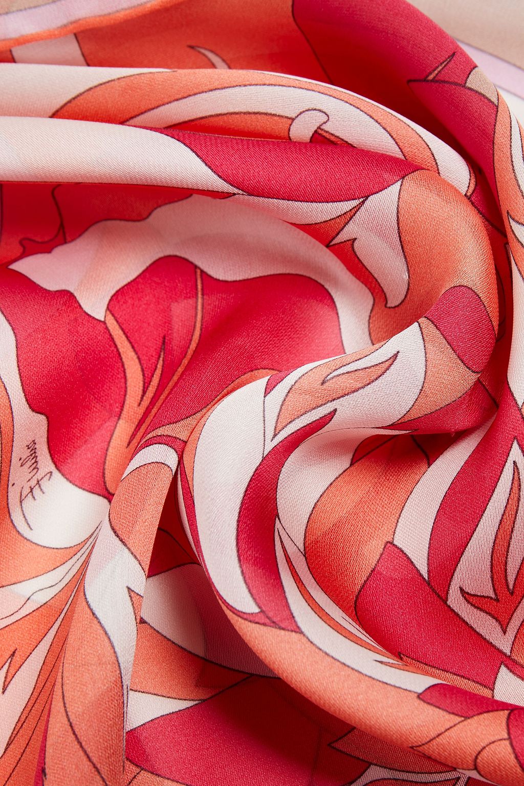 PUCCI Floral-print silk-voile scarf