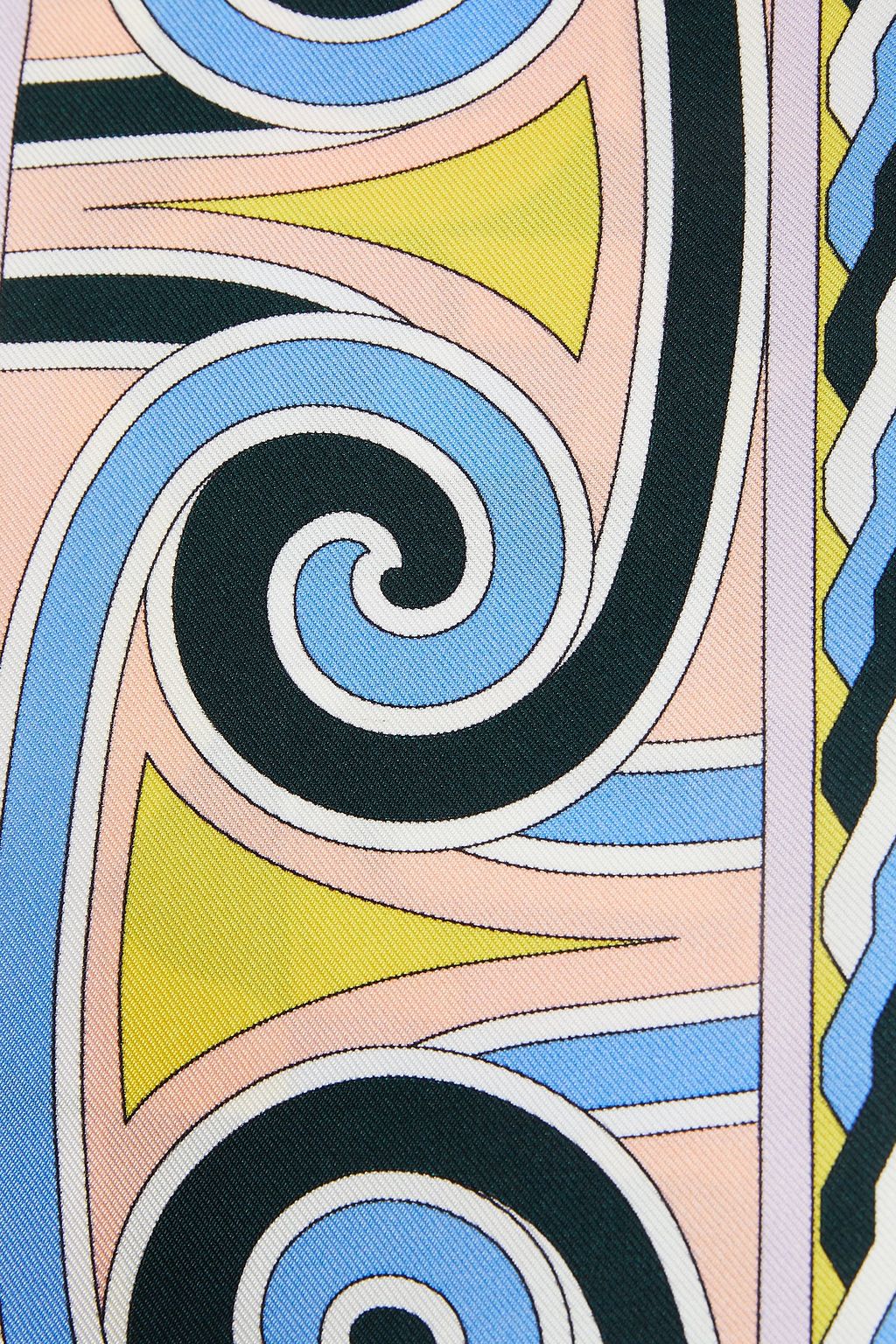 PUCCI Printed silk-twill stole