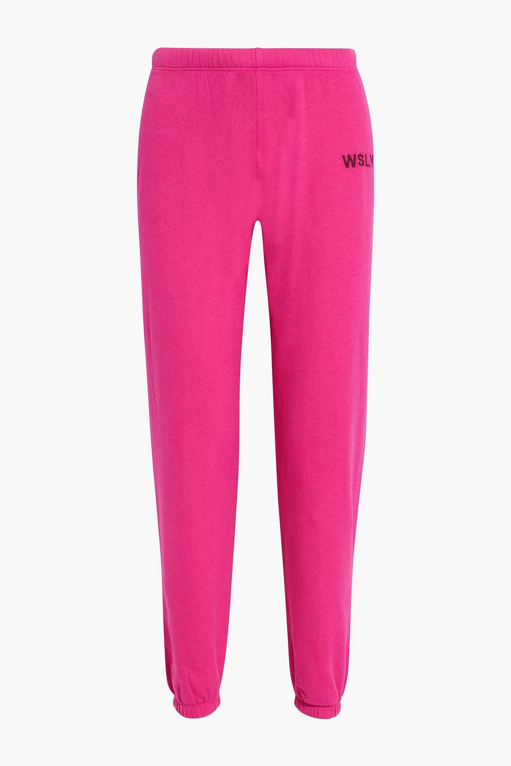 WSLY The Ecosoft organic cottonblend fleece track pants THE