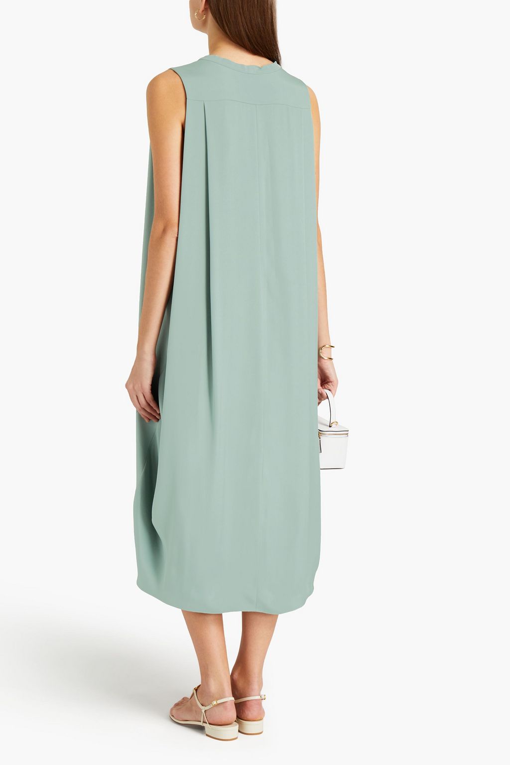 VALENTINO GARAVANI Silk-cady midi dress