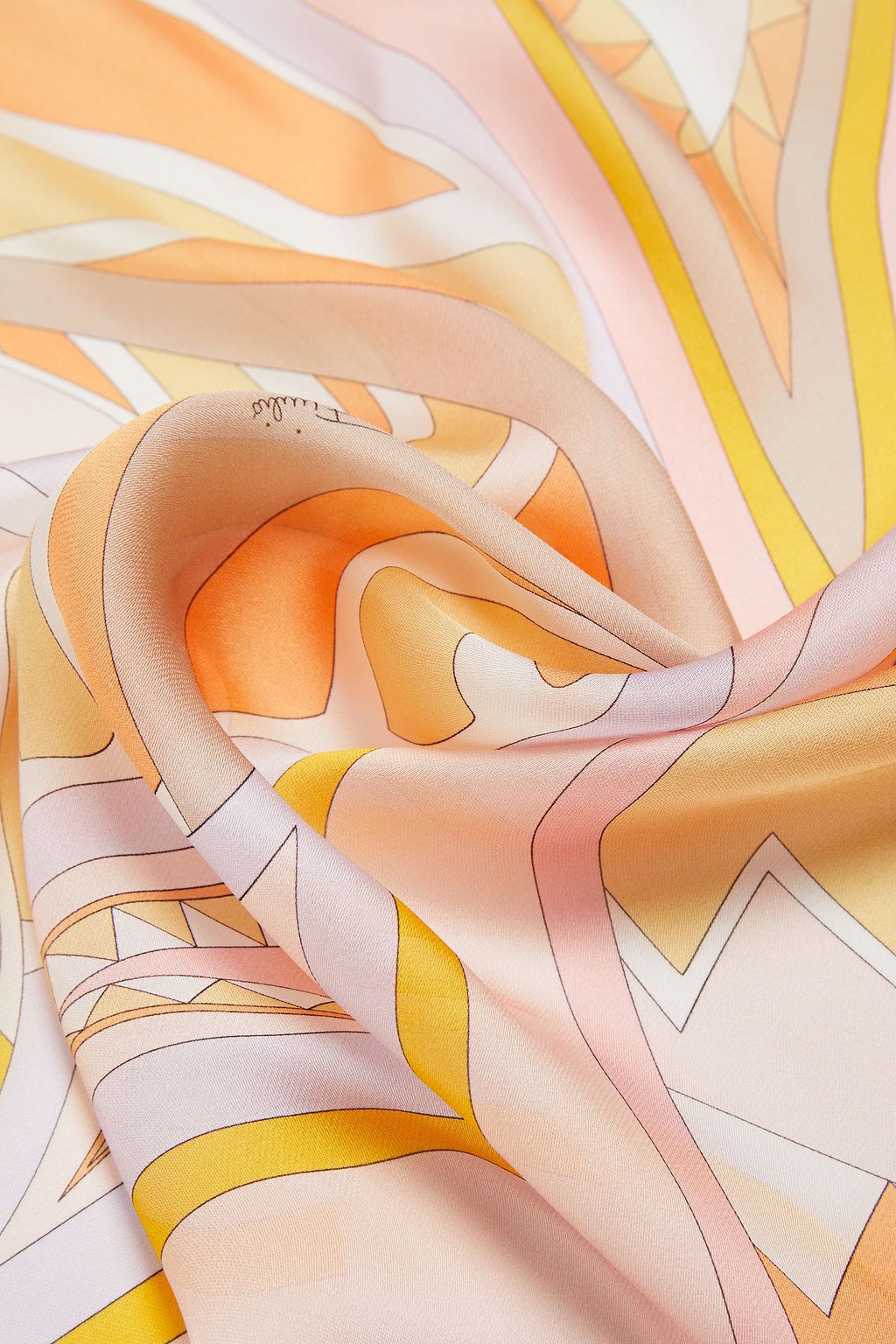 PUCCI Printed silk-chiffon scarf