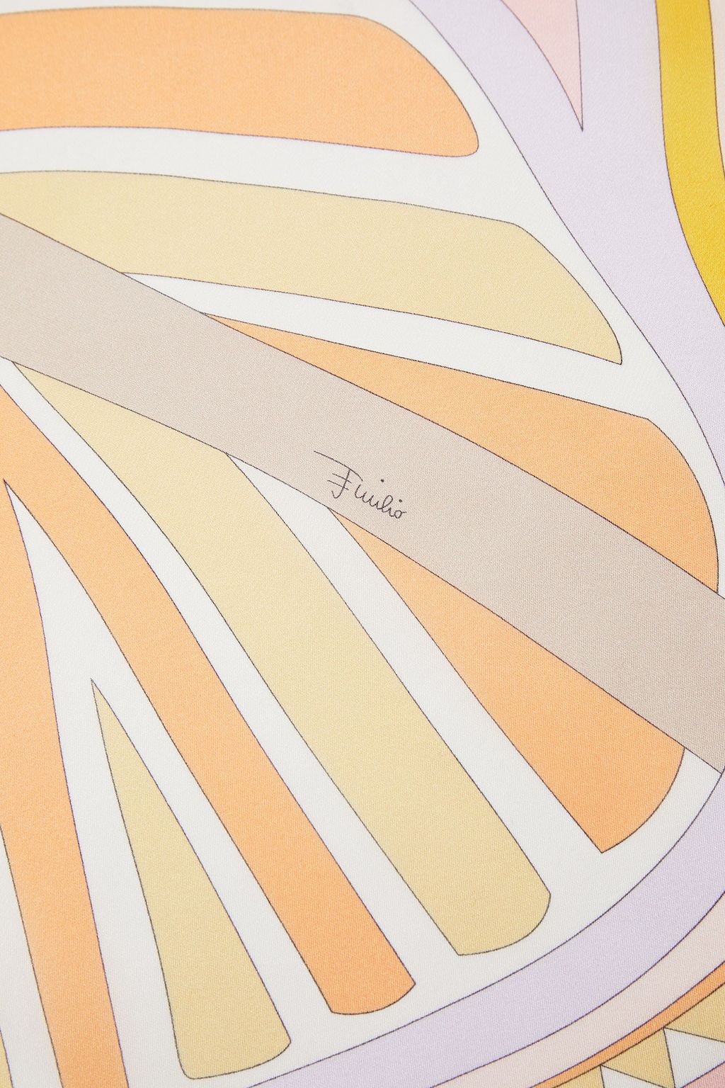 PUCCI Printed silk-chiffon scarf