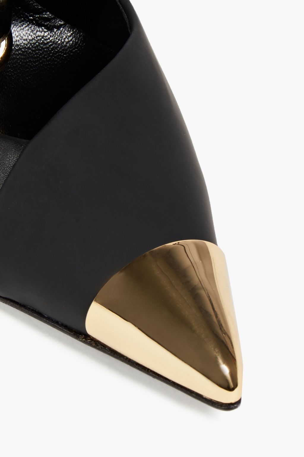 JUST CAVALLI Embellished leather pumps