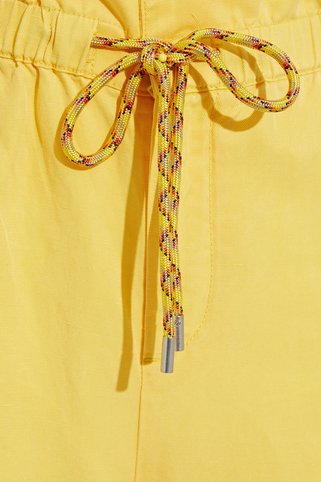 ALICE + OLIVIA Henry Lyocell, linen and cotton-blend twill wide-leg pants