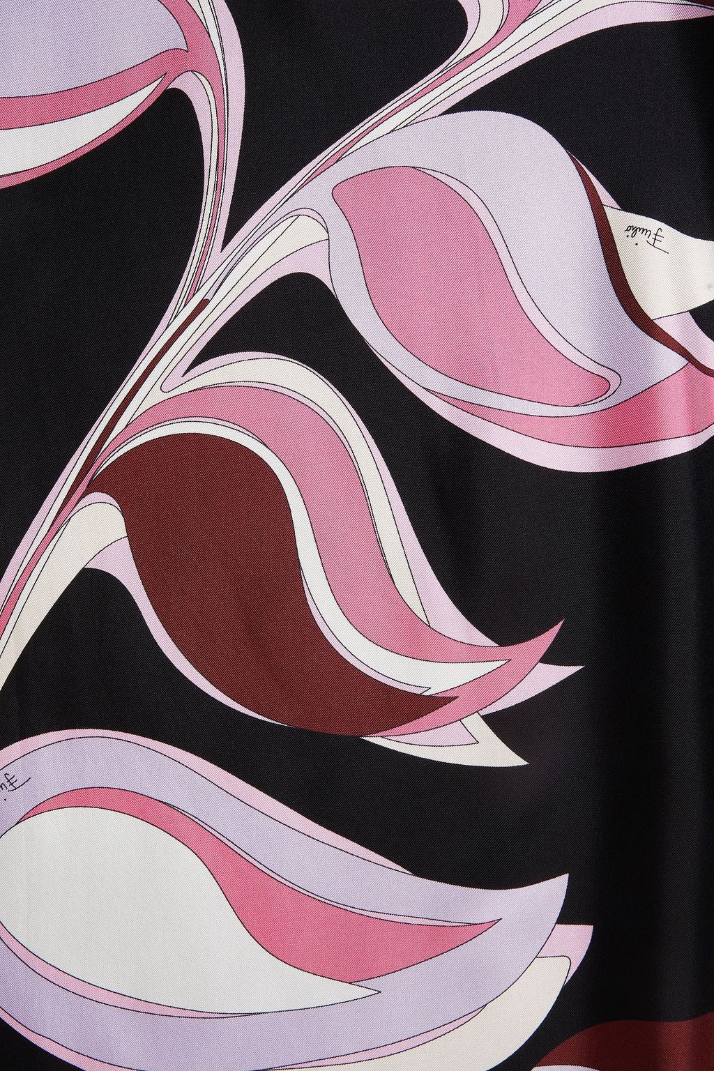 PUCCI Printed silk and cashmere-blend twill scarf