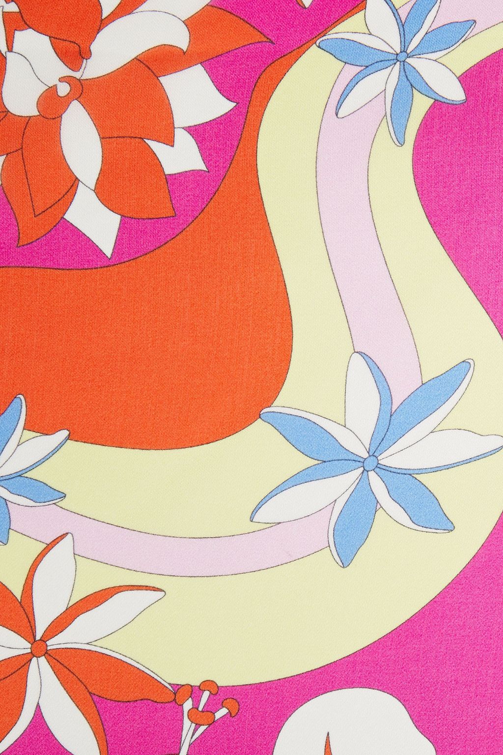 PUCCI Floral-print silk-voile stole