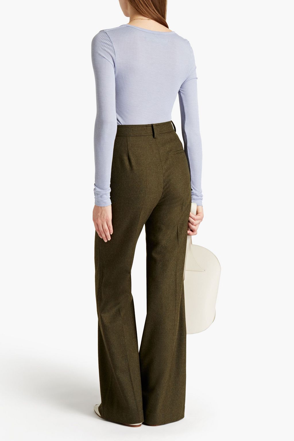 ENZA COSTA Ribbed jersey top