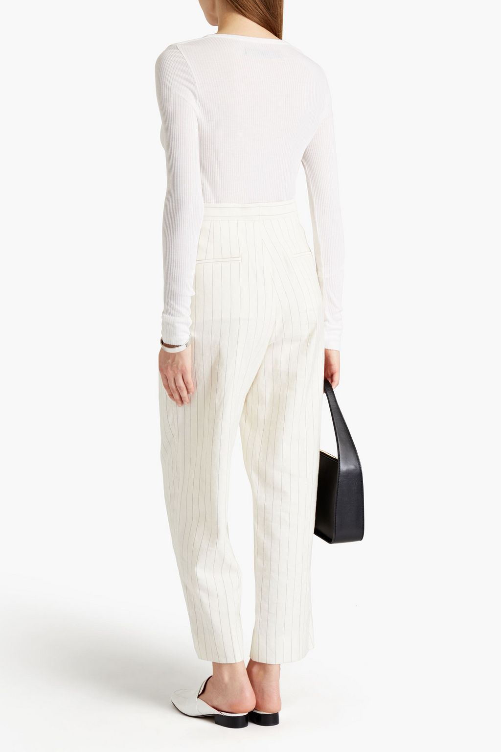 ENZA COSTA Ribbed jersey top