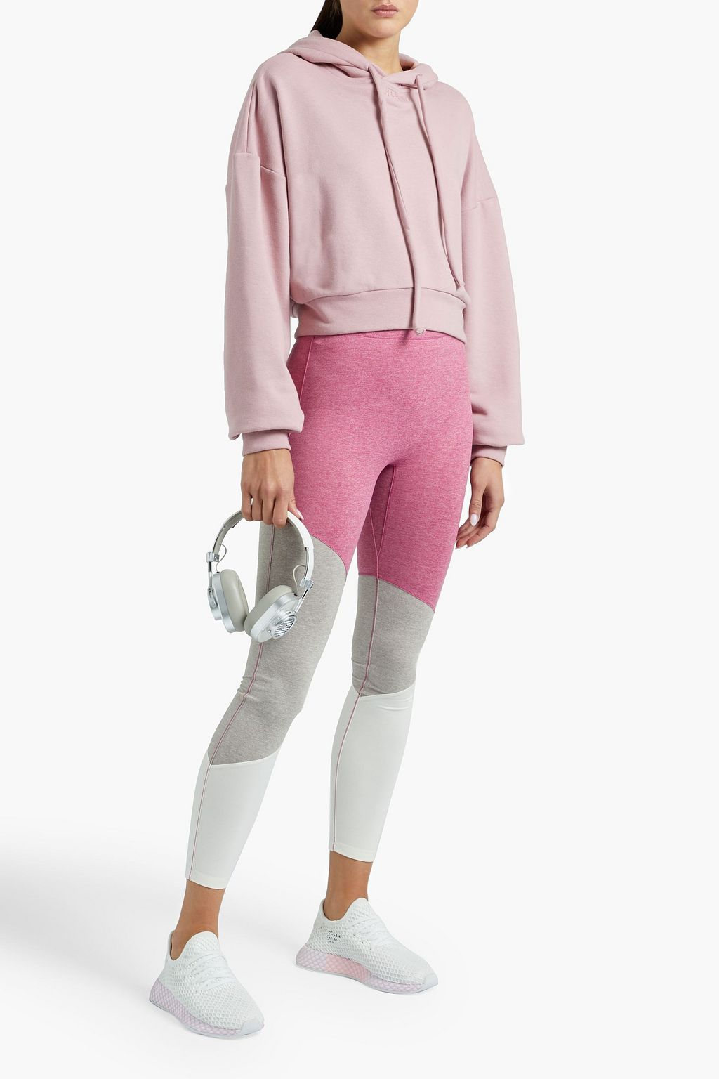WE OVER ME Color-block stretch leggings