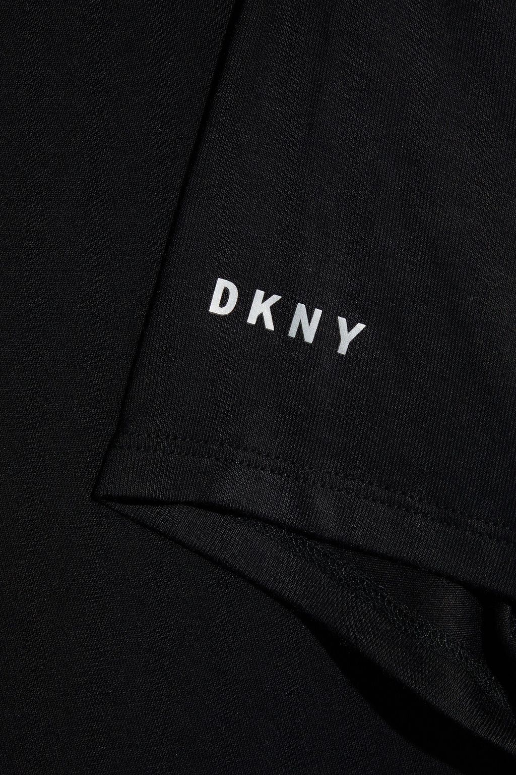 DKNY Mélange stretch-jersey T-shirt
