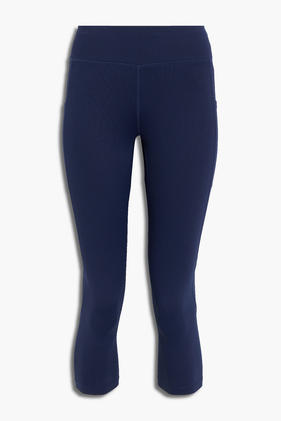 Cropped printed stretch leggings