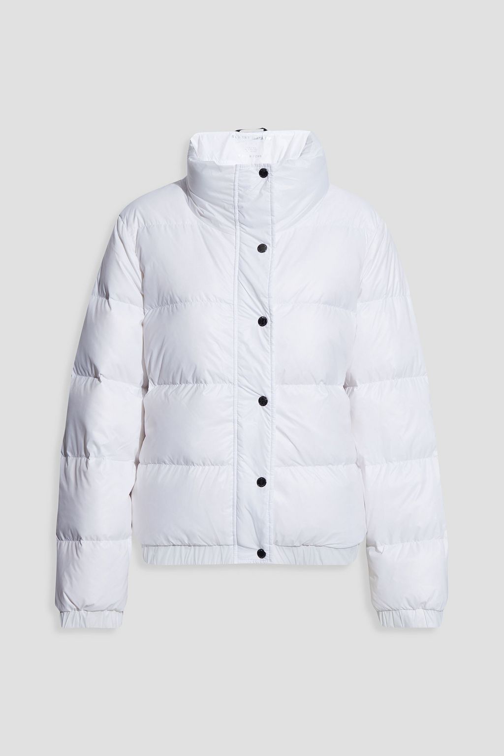 quilted shell down jacket
