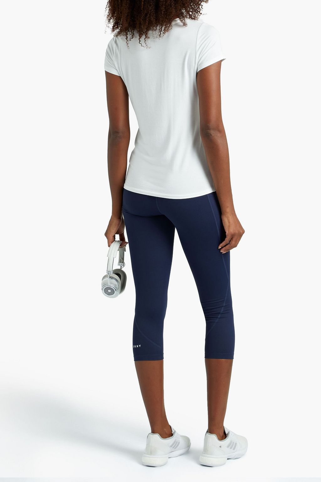 DKNY Mélange stretch-jersey T-shirt