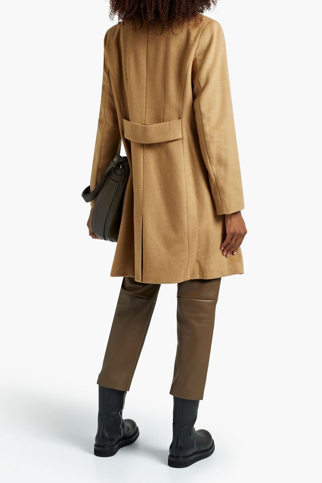 DKNY Wool-blend felt coat