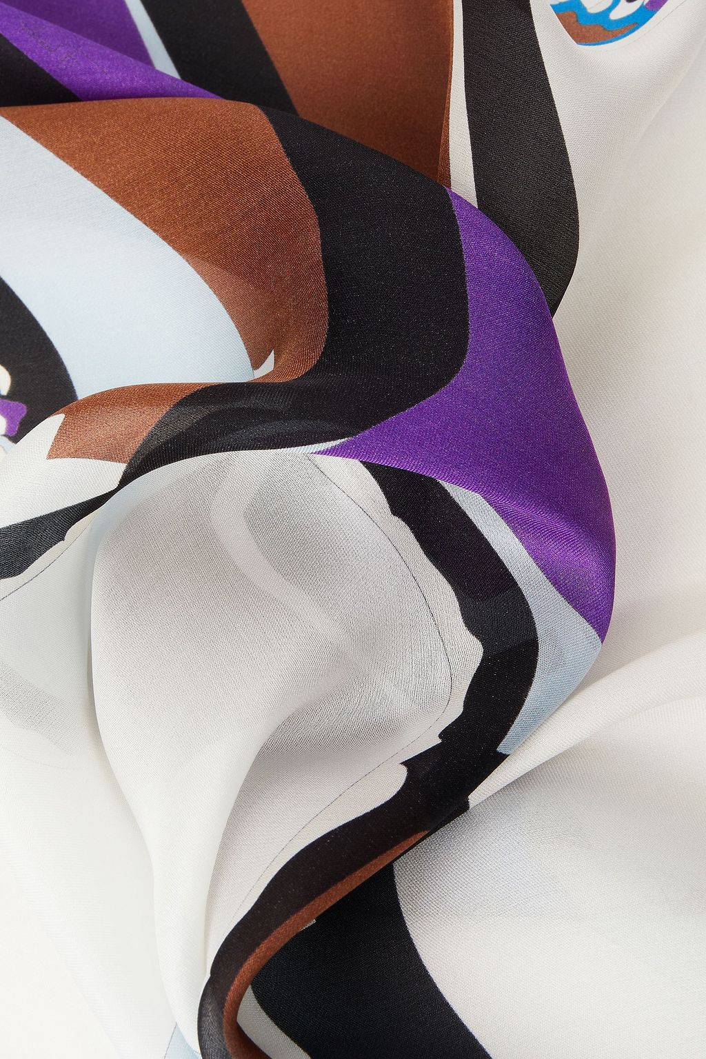 PUCCI Printed silk-chiffon stole
