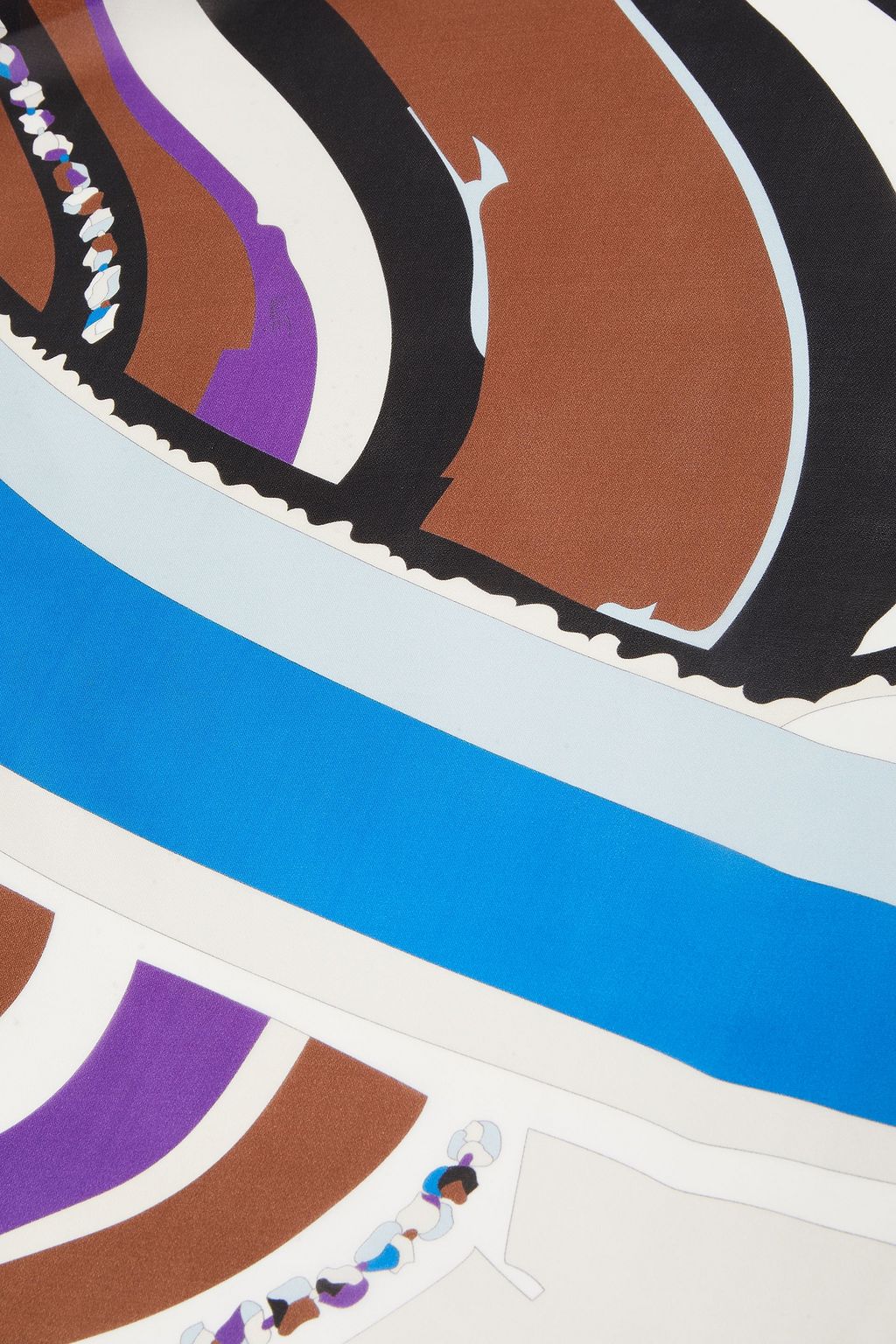 PUCCI Printed silk-chiffon stole