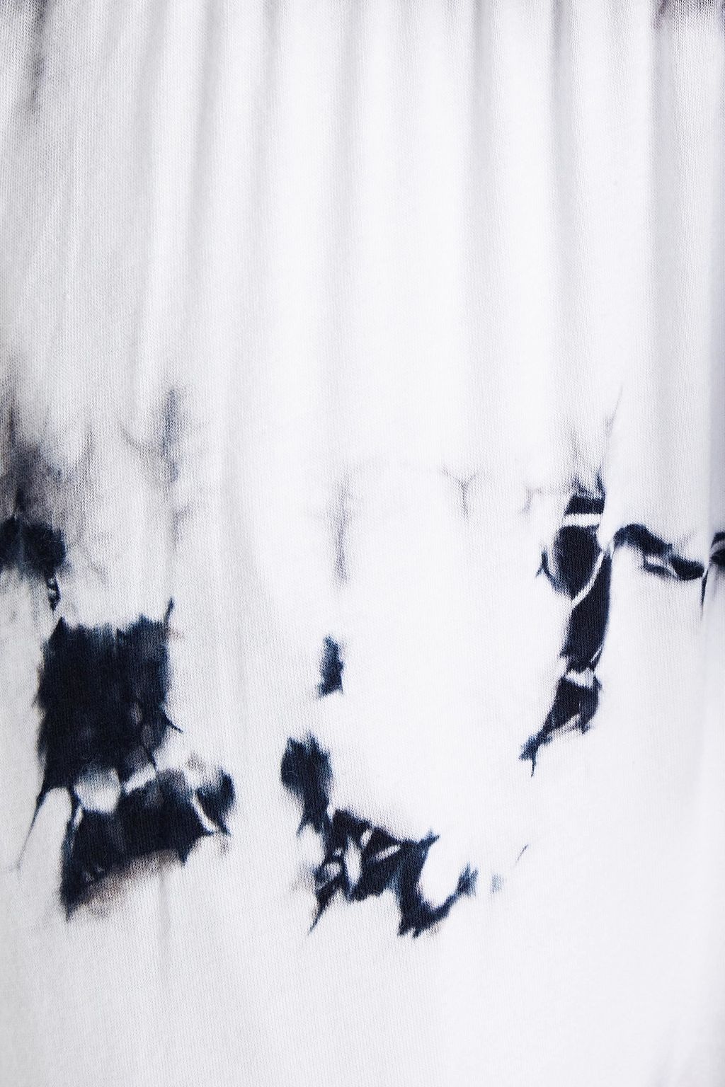 ENZA COSTA Cropped tie-dyed jersey track pants