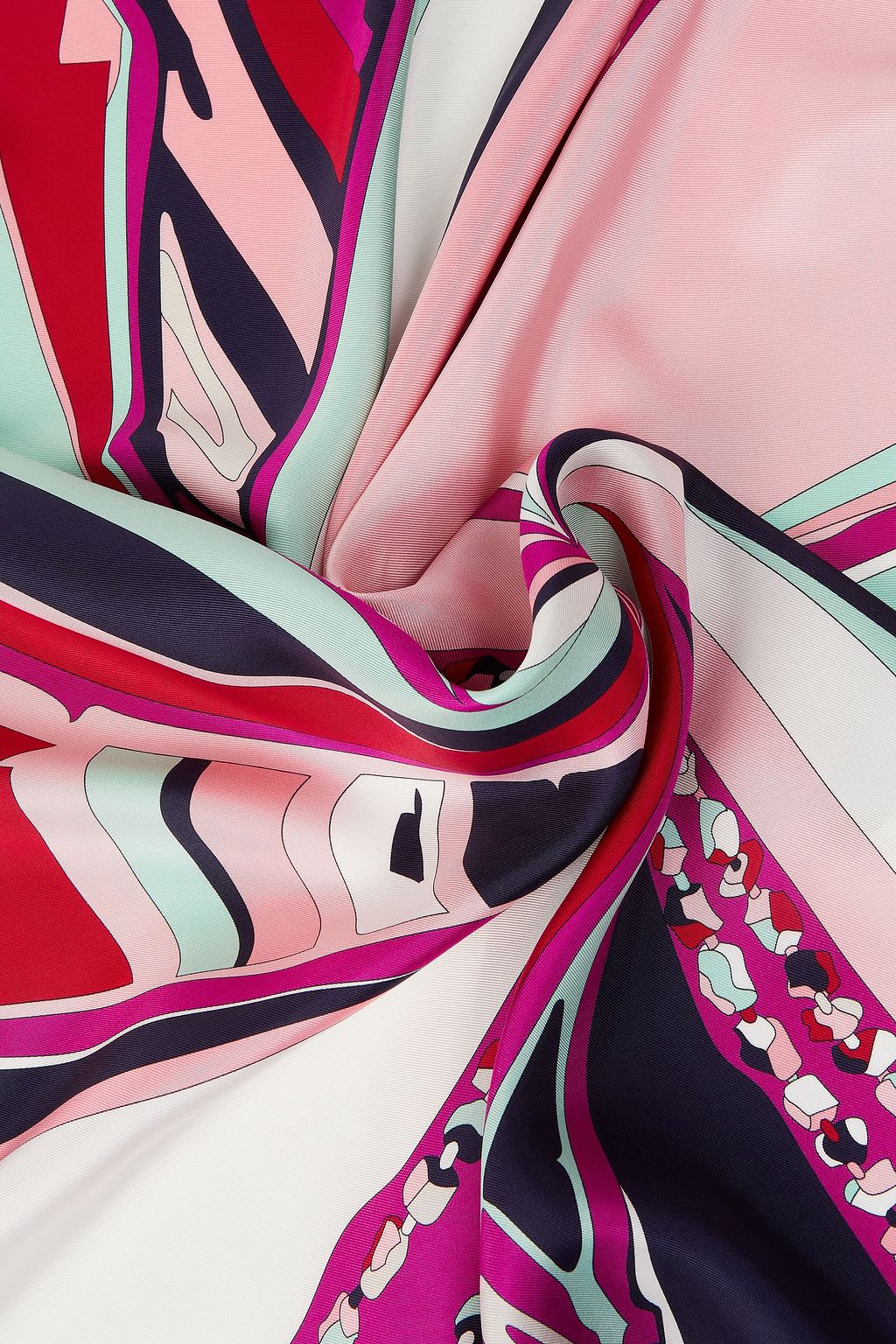 PUCCI Printed silk-twill scarf