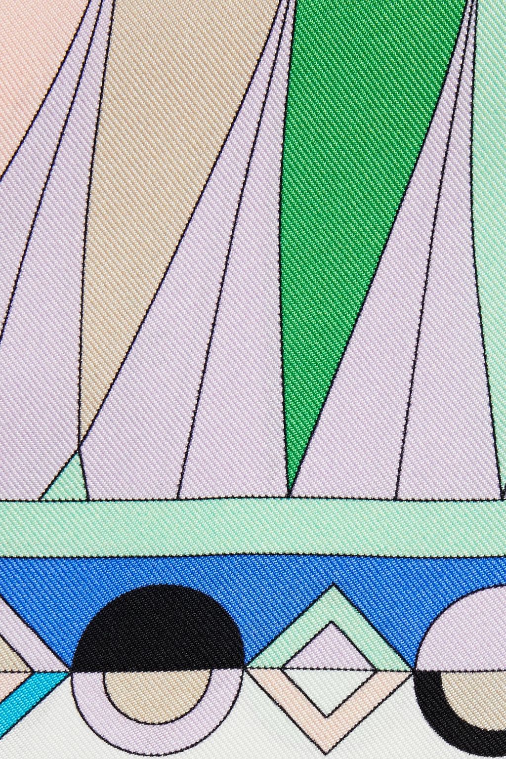 PUCCI Printed silk-twill stole