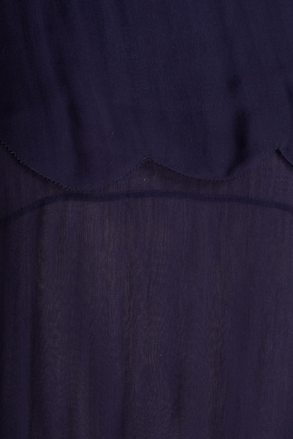 VALENTINO GARAVANI Gathered silk-voile maxi dress