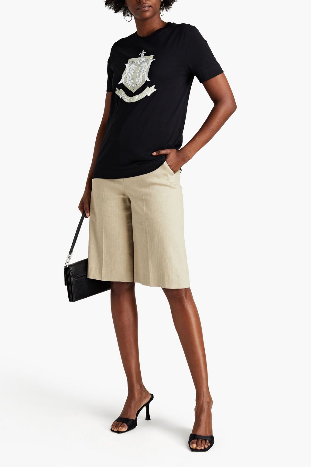 KOCHÉ X PUCCI Printed cotton-jersey T-shirt