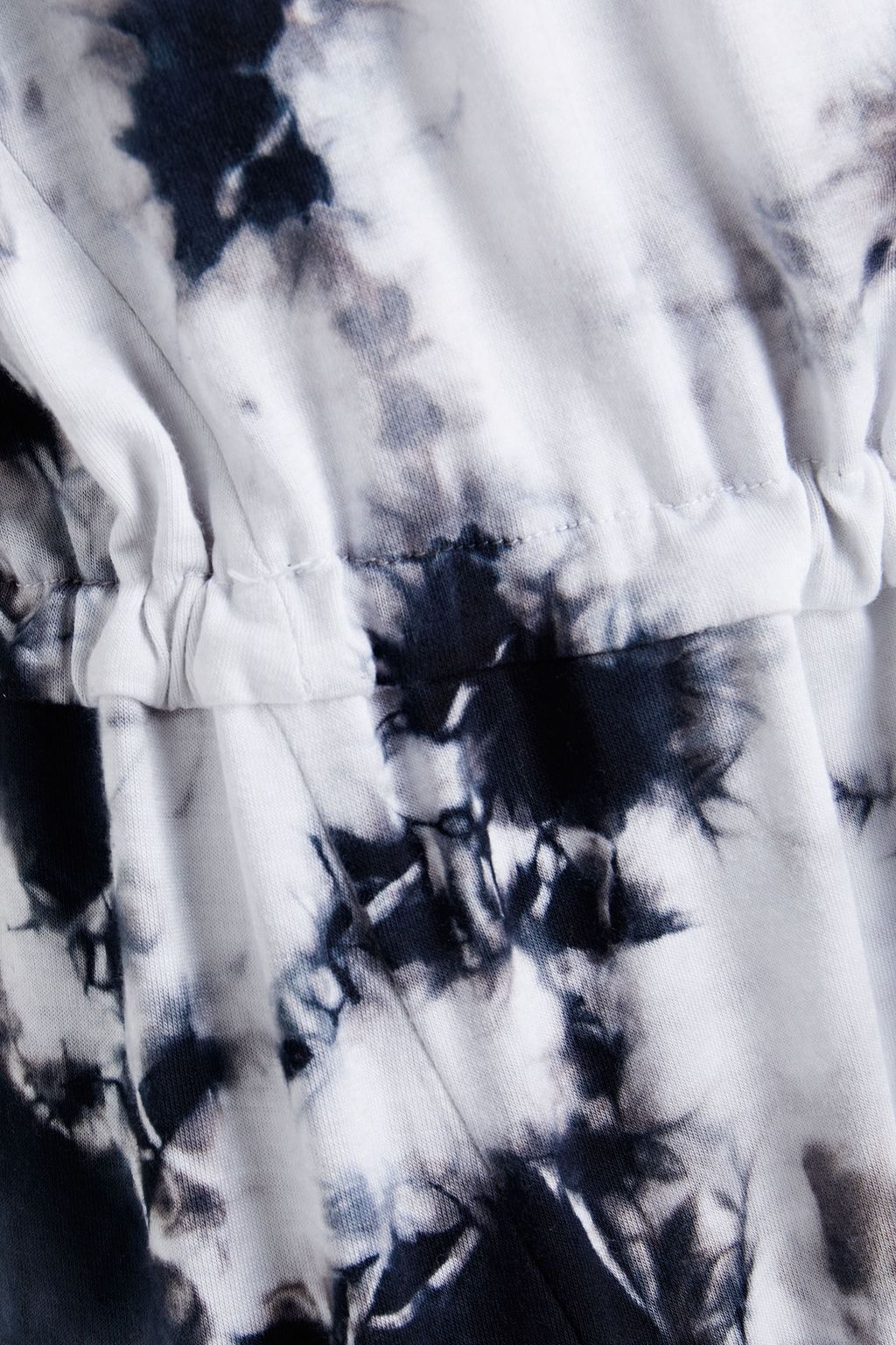 ENZA COSTA Tie-dyed jersey jumpsuit