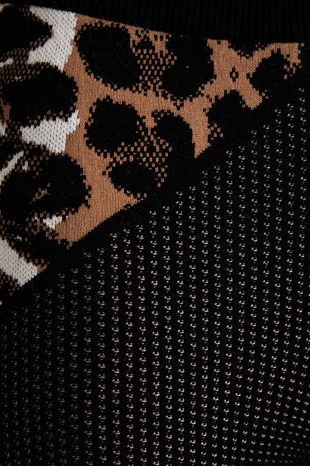 JUST CAVALLI Leopard-print intarsia-knit leggings