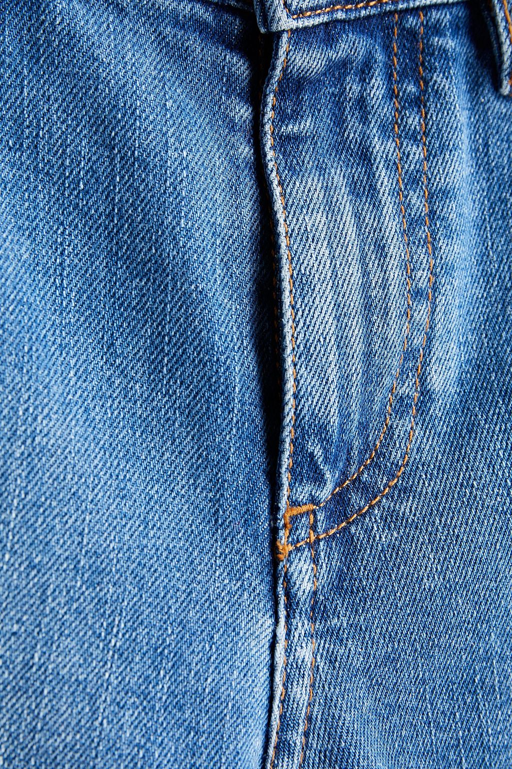 VANESSA BRUNO Nicole faded mid-rise straight-leg jeans