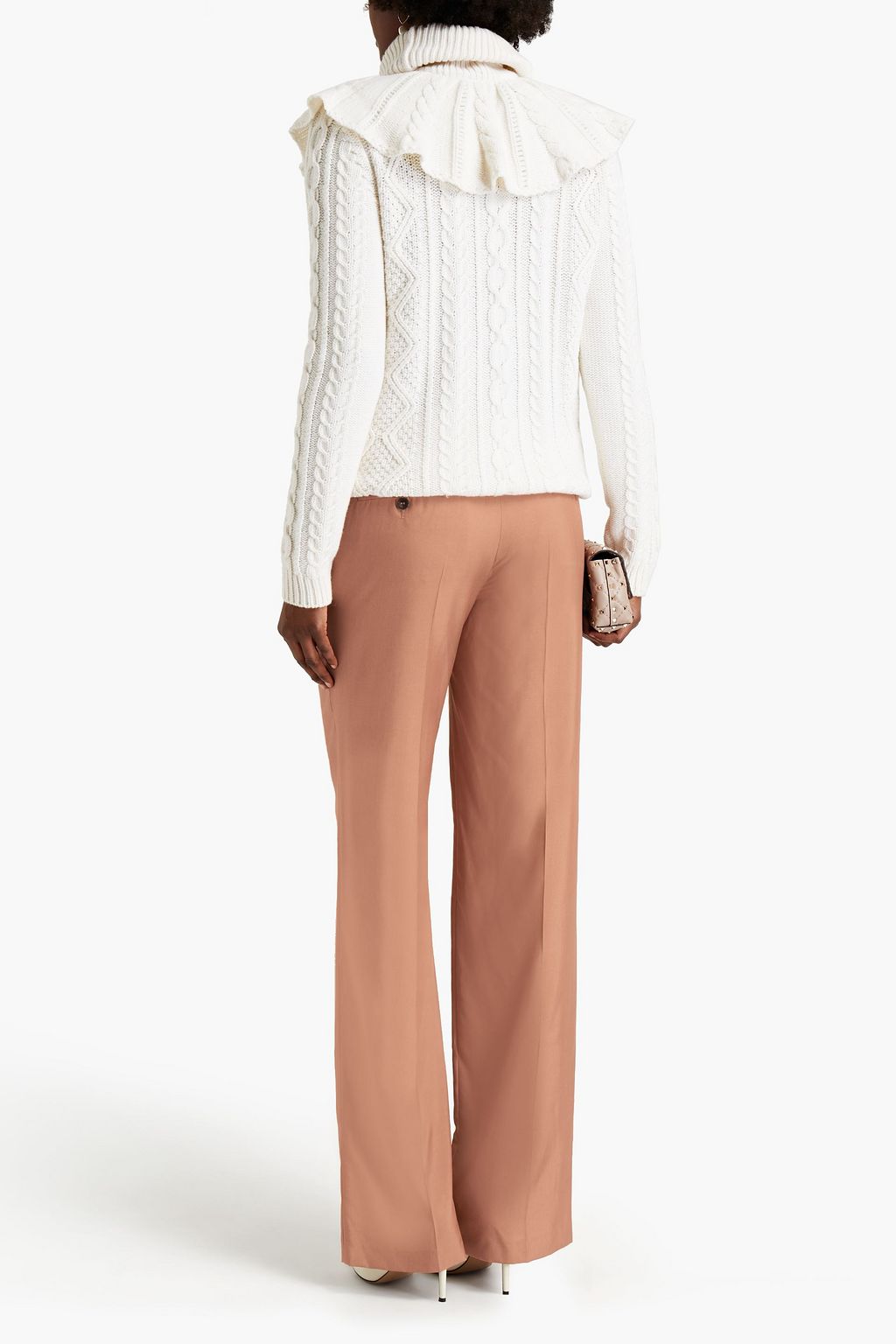 VALENTINO GARAVANI Silk straight-leg pants