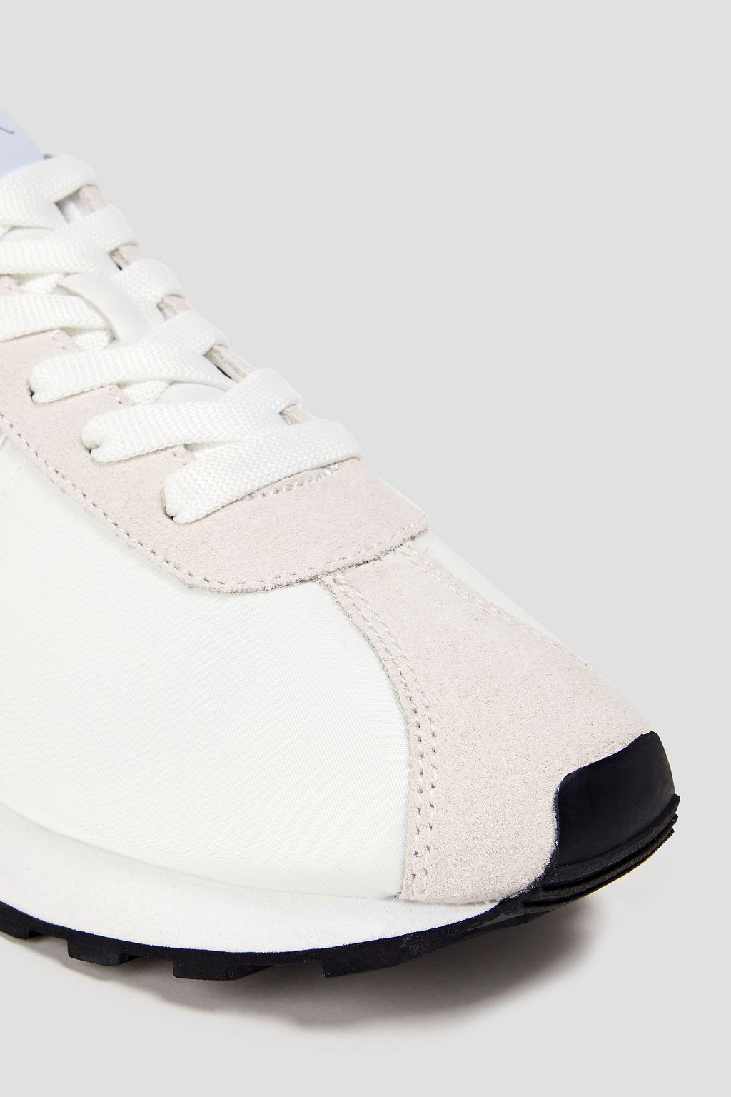 PAUL SMITH Seventies shell, felt and suede sneakers