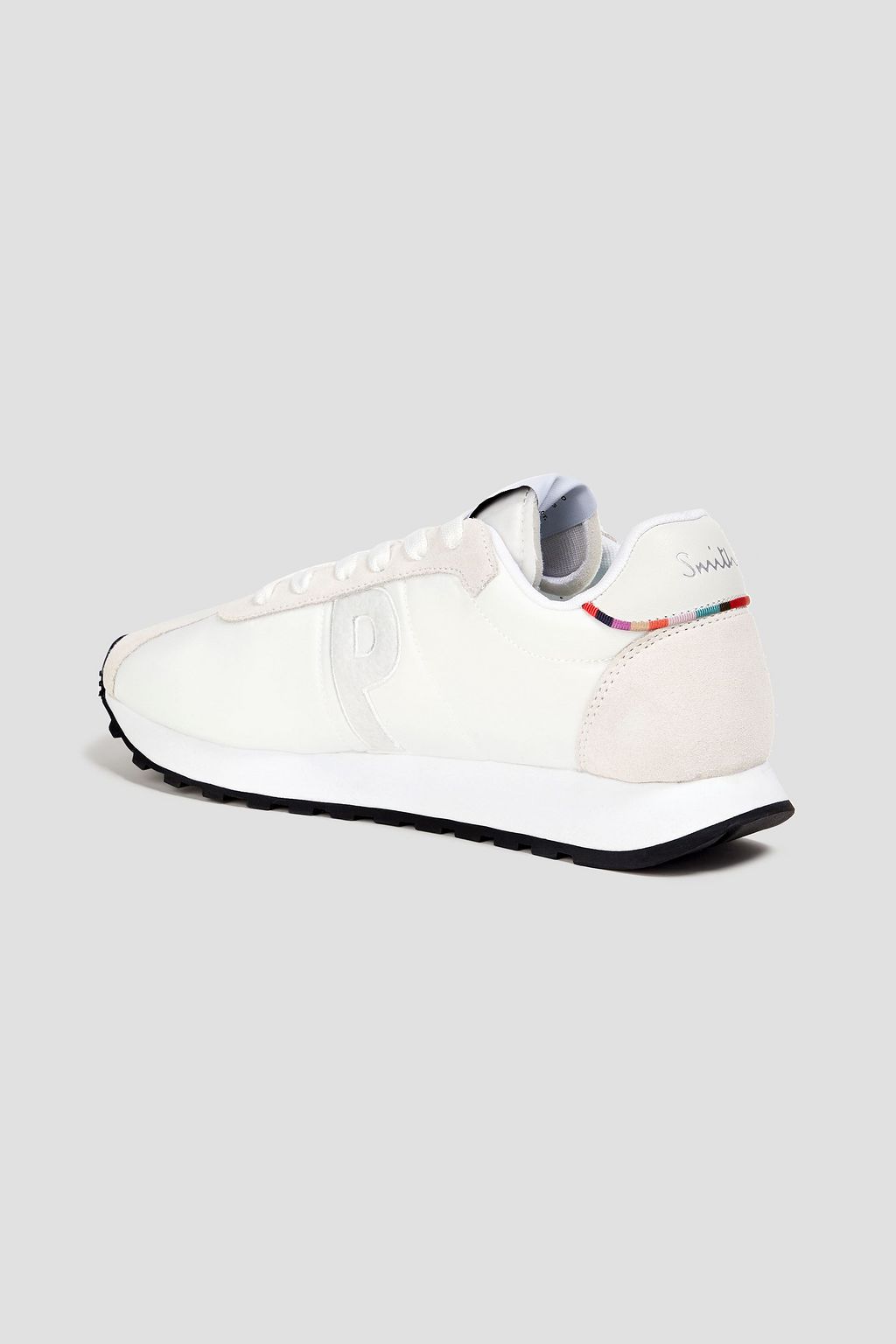 PAUL SMITH Seventies shell, felt and suede sneakers
