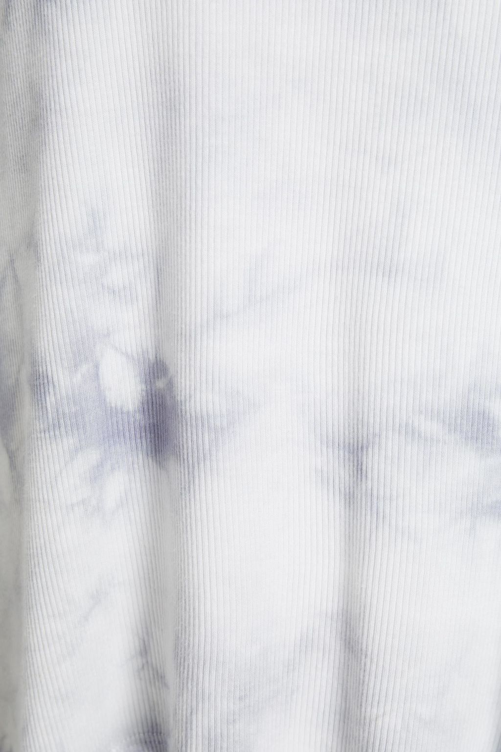 ENZA COSTA Tie-dyed ribbed jersey top