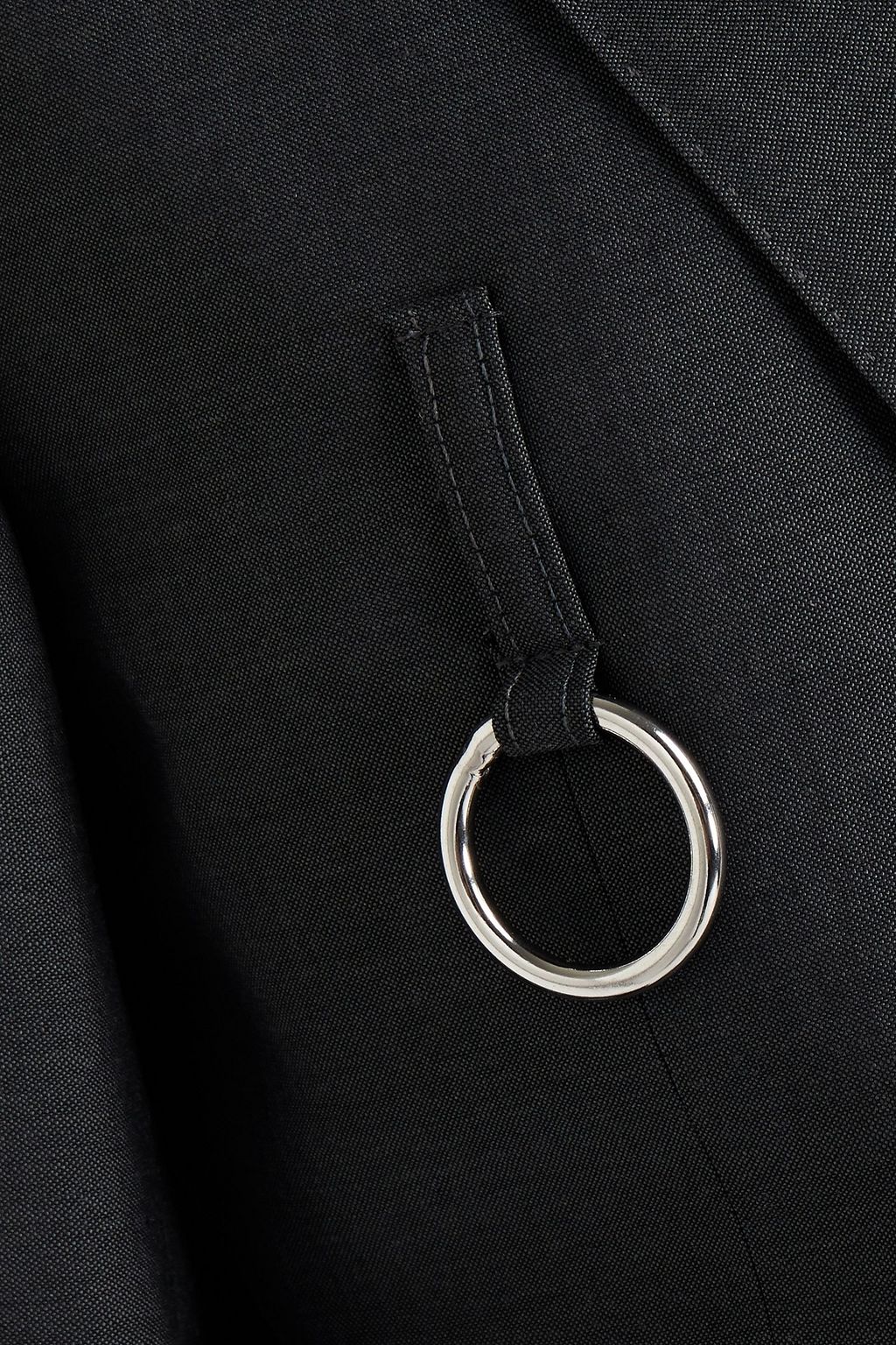 R13 Ring-embellished wool blazer