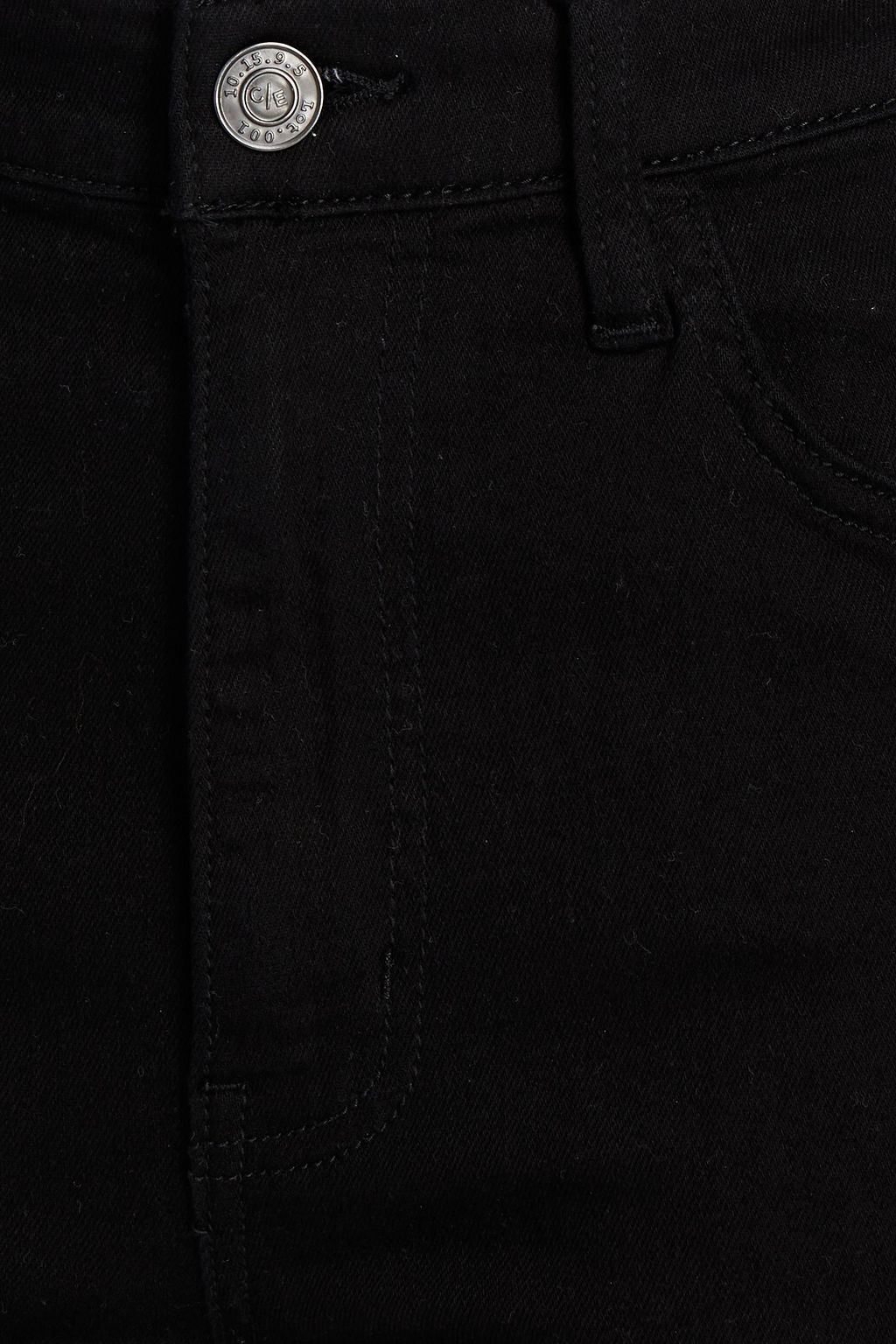 CURRENT/ELLIOTT Cropped high-rise skinny jeans