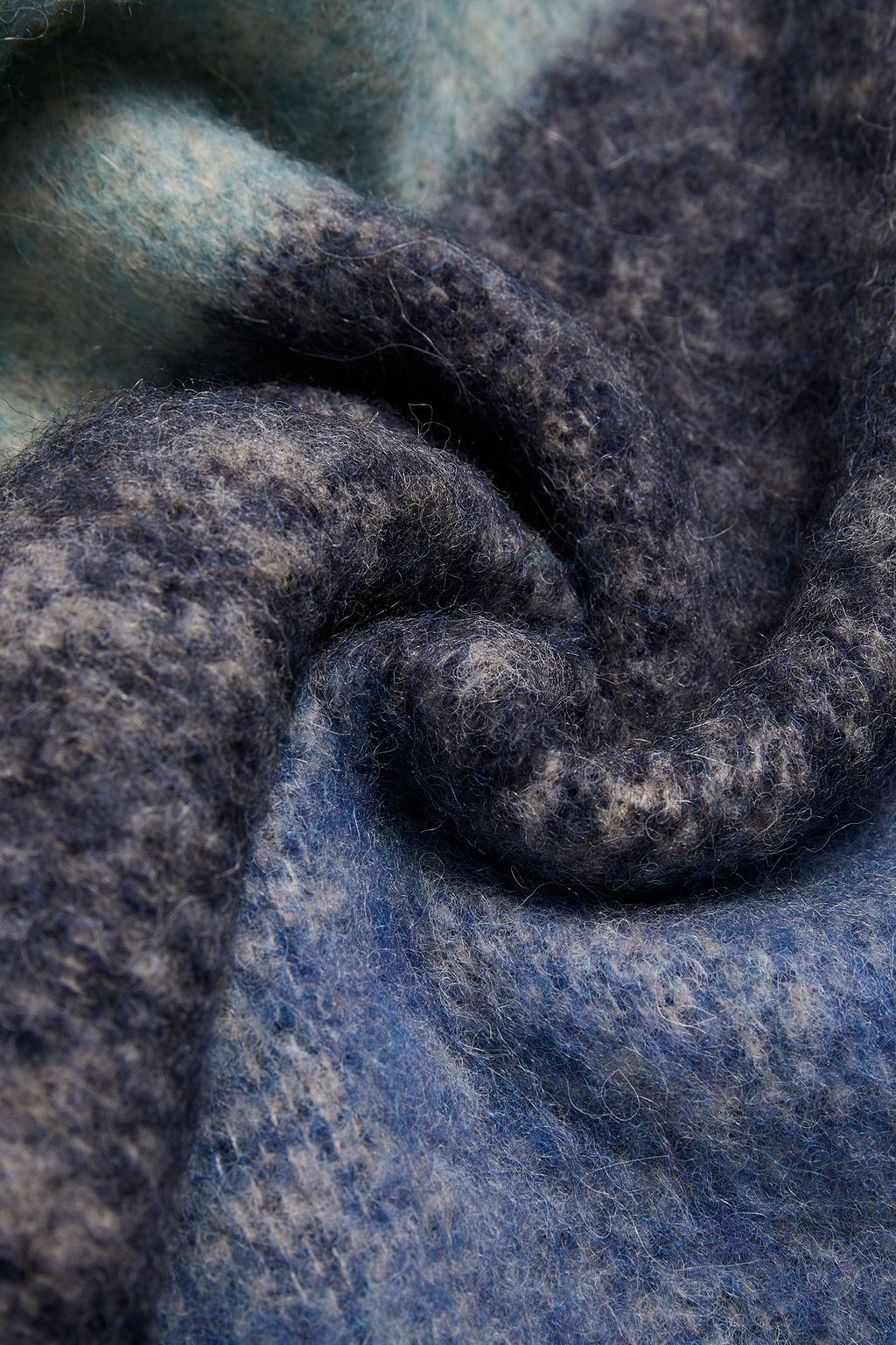 PAUL SMITH Fringed striped alpaca-blend scarf