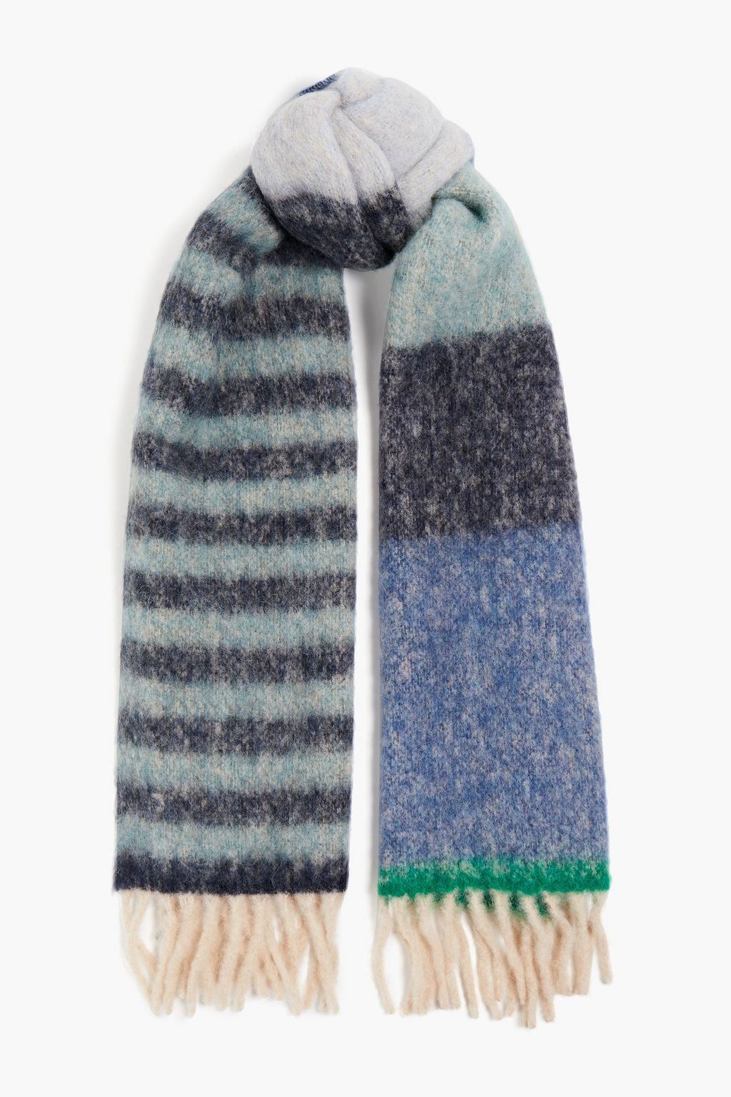 新品☆ポールスミス☆PaulSmithツイード マフラー ショール☆グリーン系-