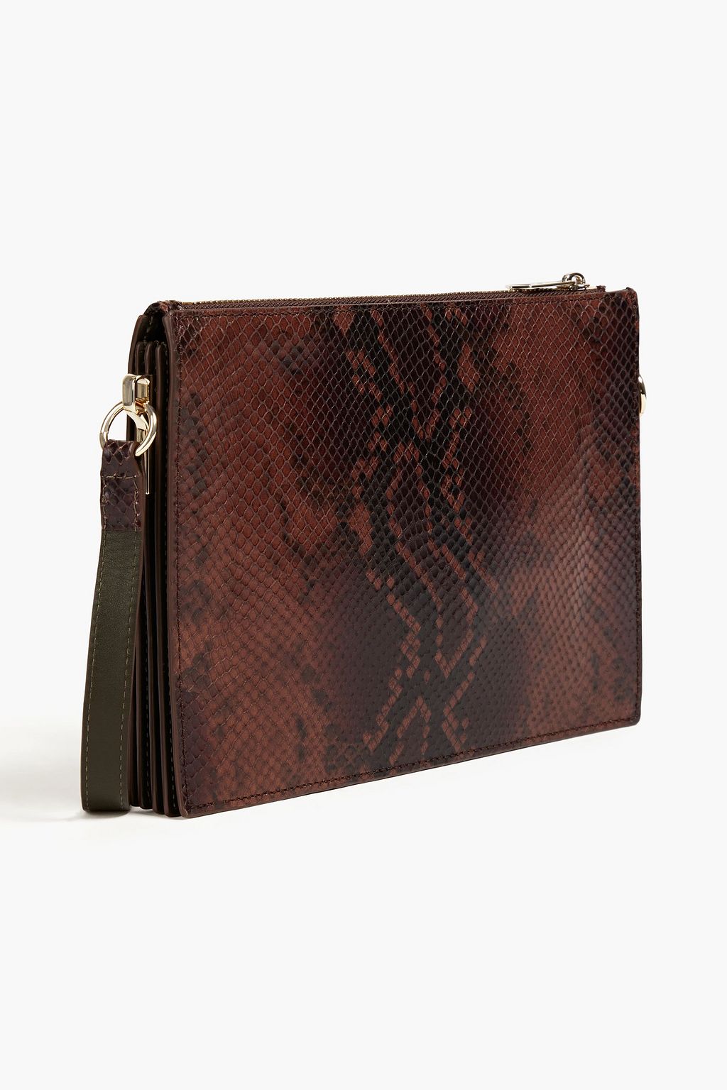 PAUL SMITH Snake-effect leather shoulder bag