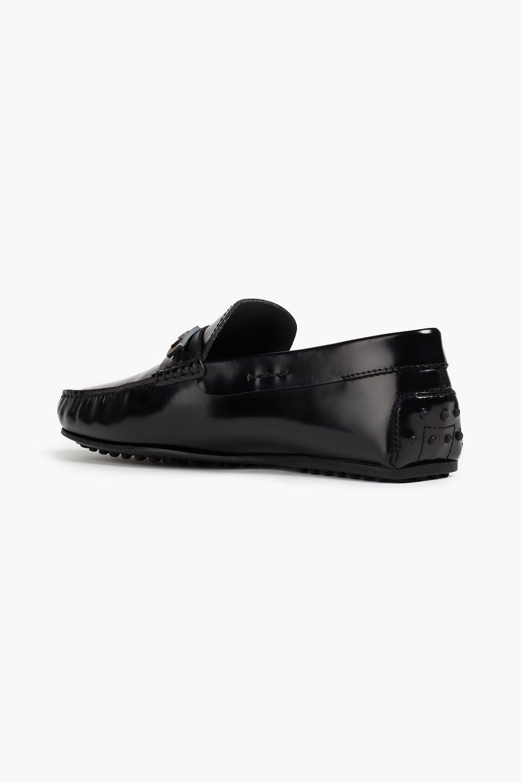 TOD'S Gommino glossed-leather driving shoes