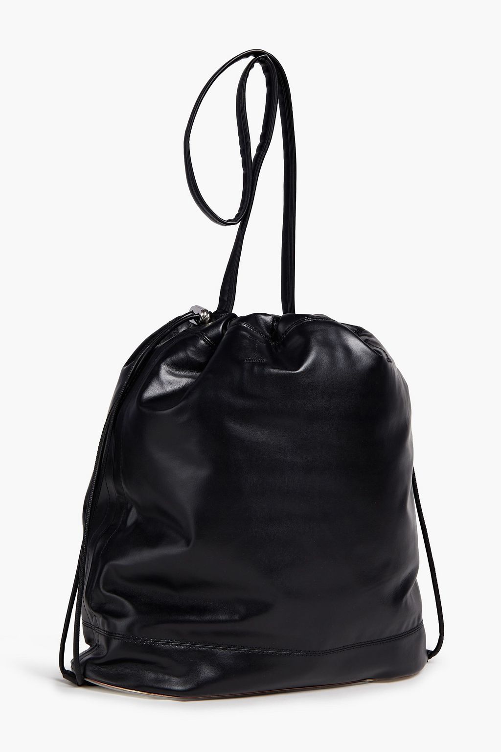 RABANNE Faux leather bucket bag