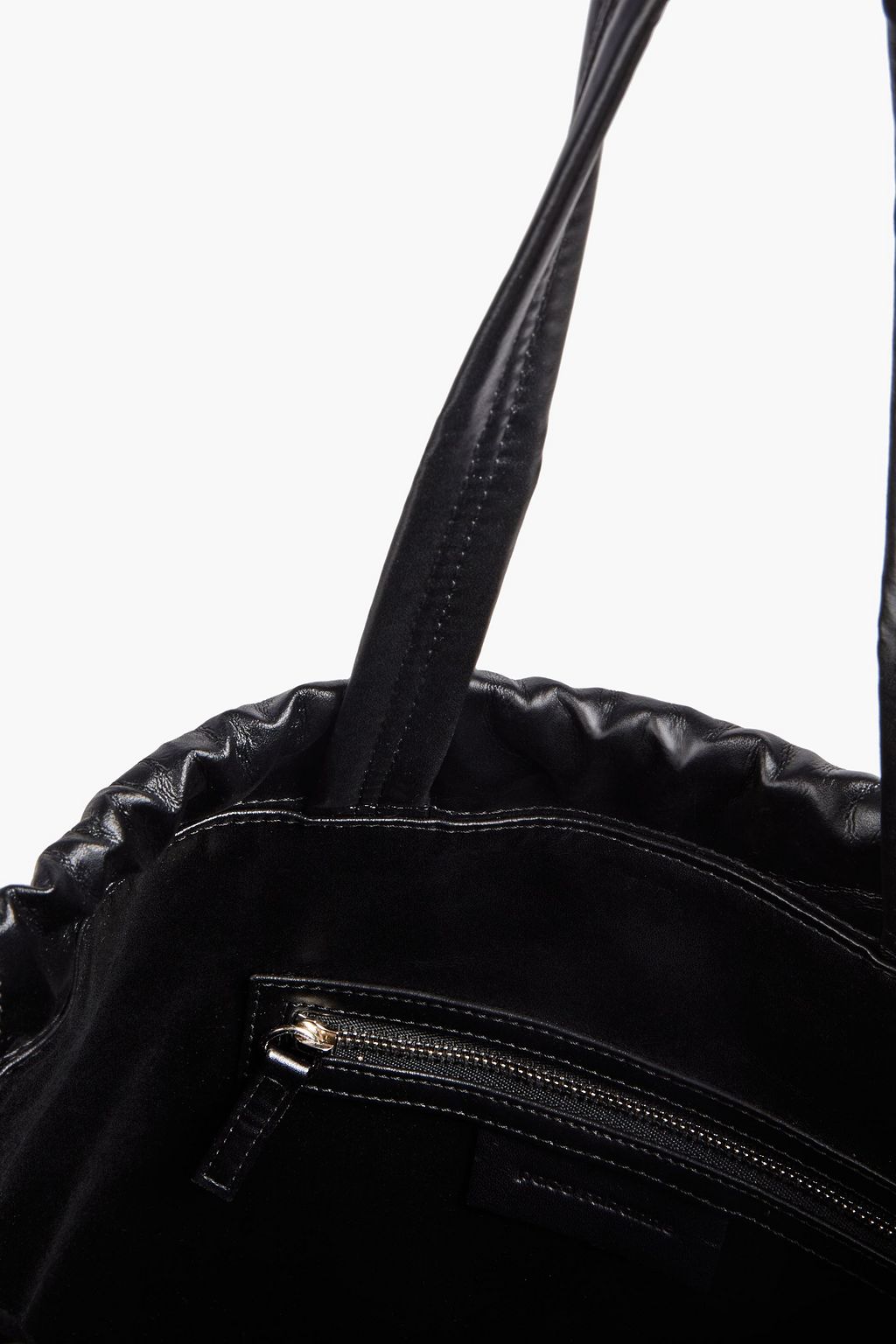 RABANNE Faux leather bucket bag