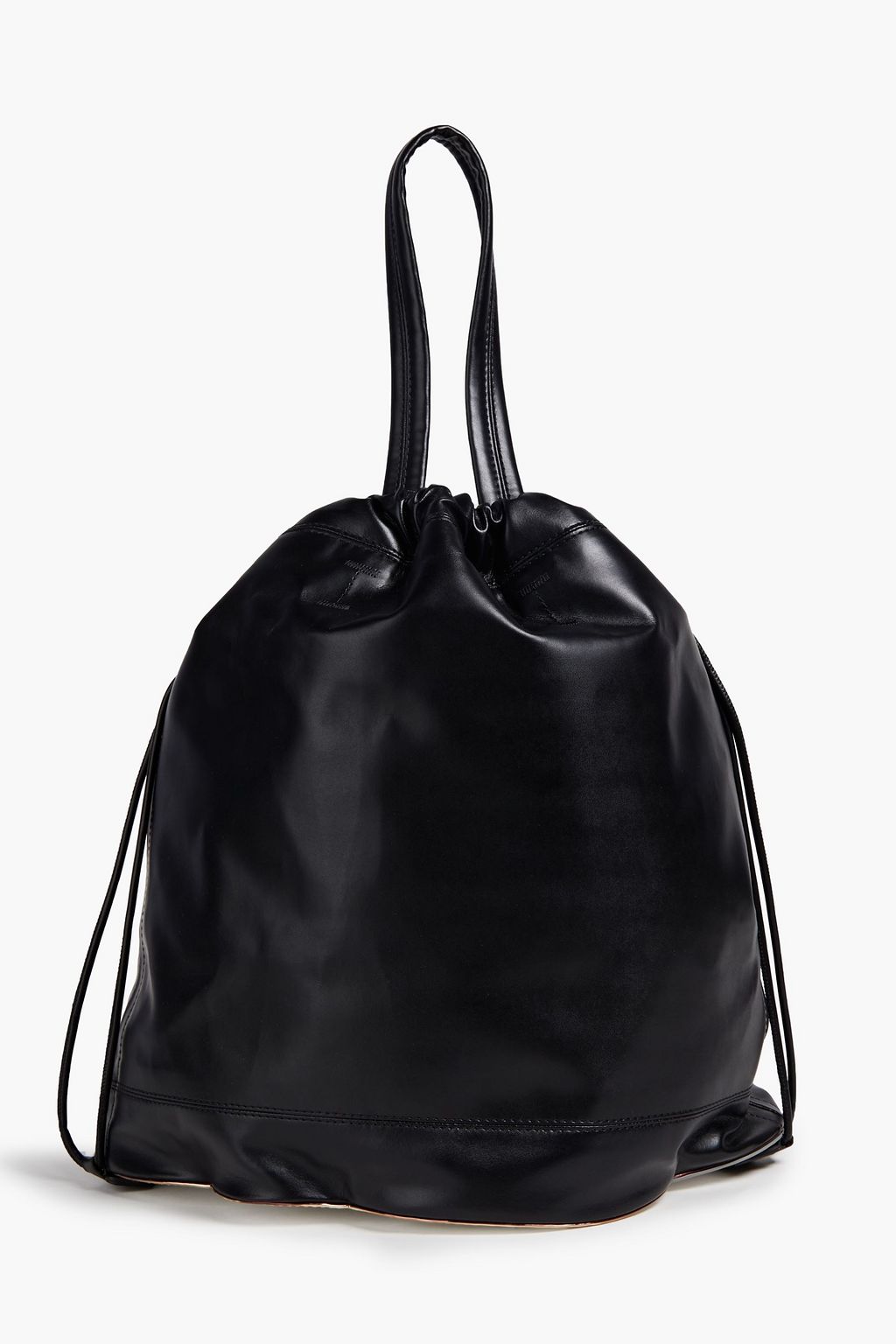 RABANNE Faux leather bucket bag