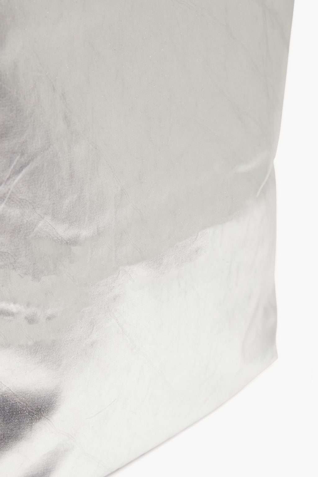 RABANNE Metallic shell pouch