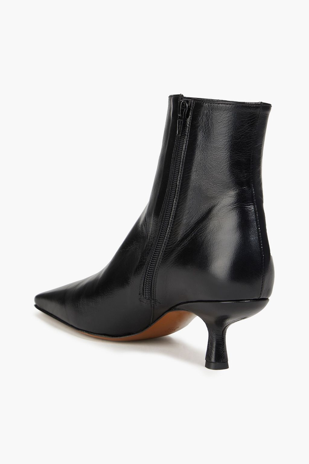 BY FAR Lange leather ankle boots