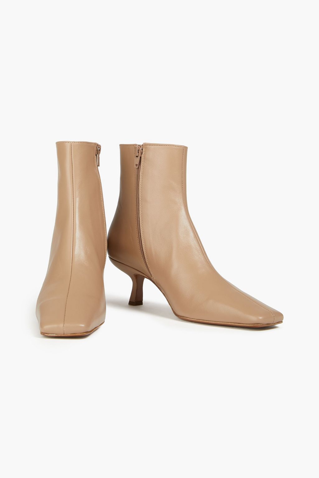 BY FAR Lange leather ankle boots