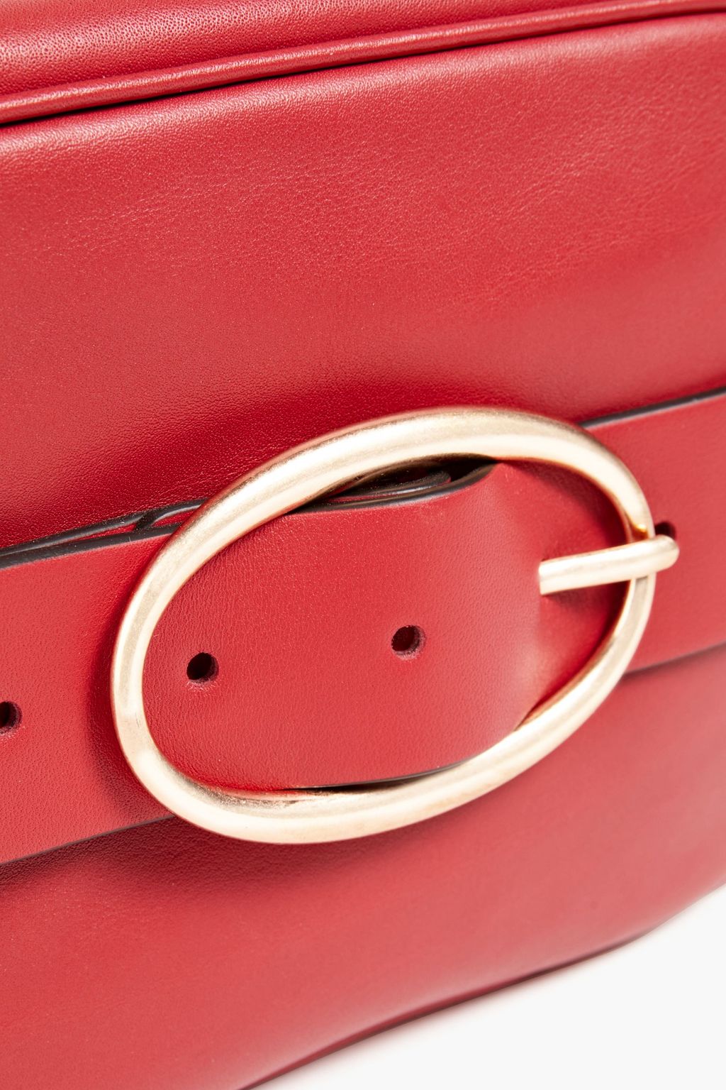 VANESSA BRUNO Schultertasche aus Leder mit Schnalle