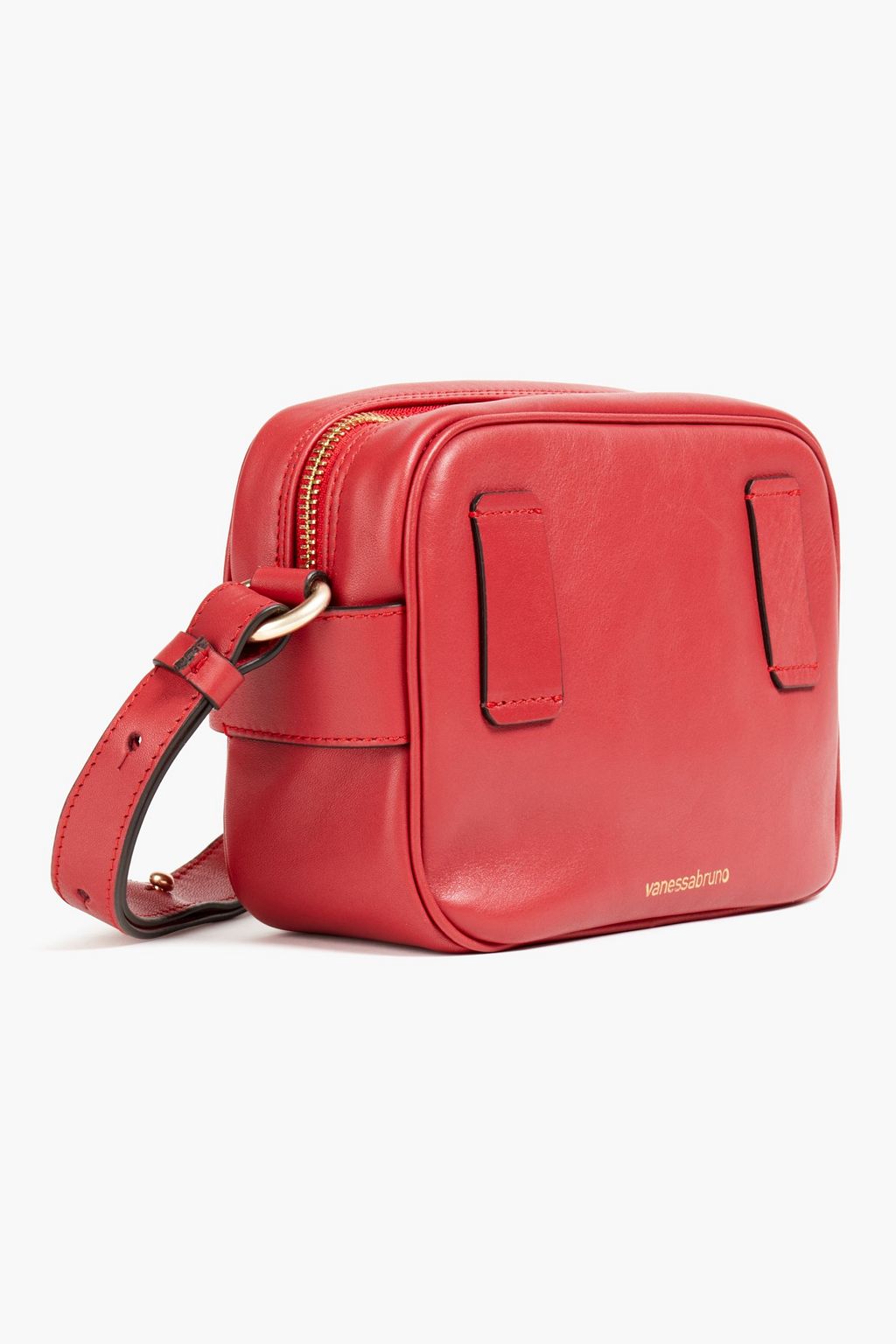 VANESSA BRUNO Schultertasche aus Leder mit Schnalle