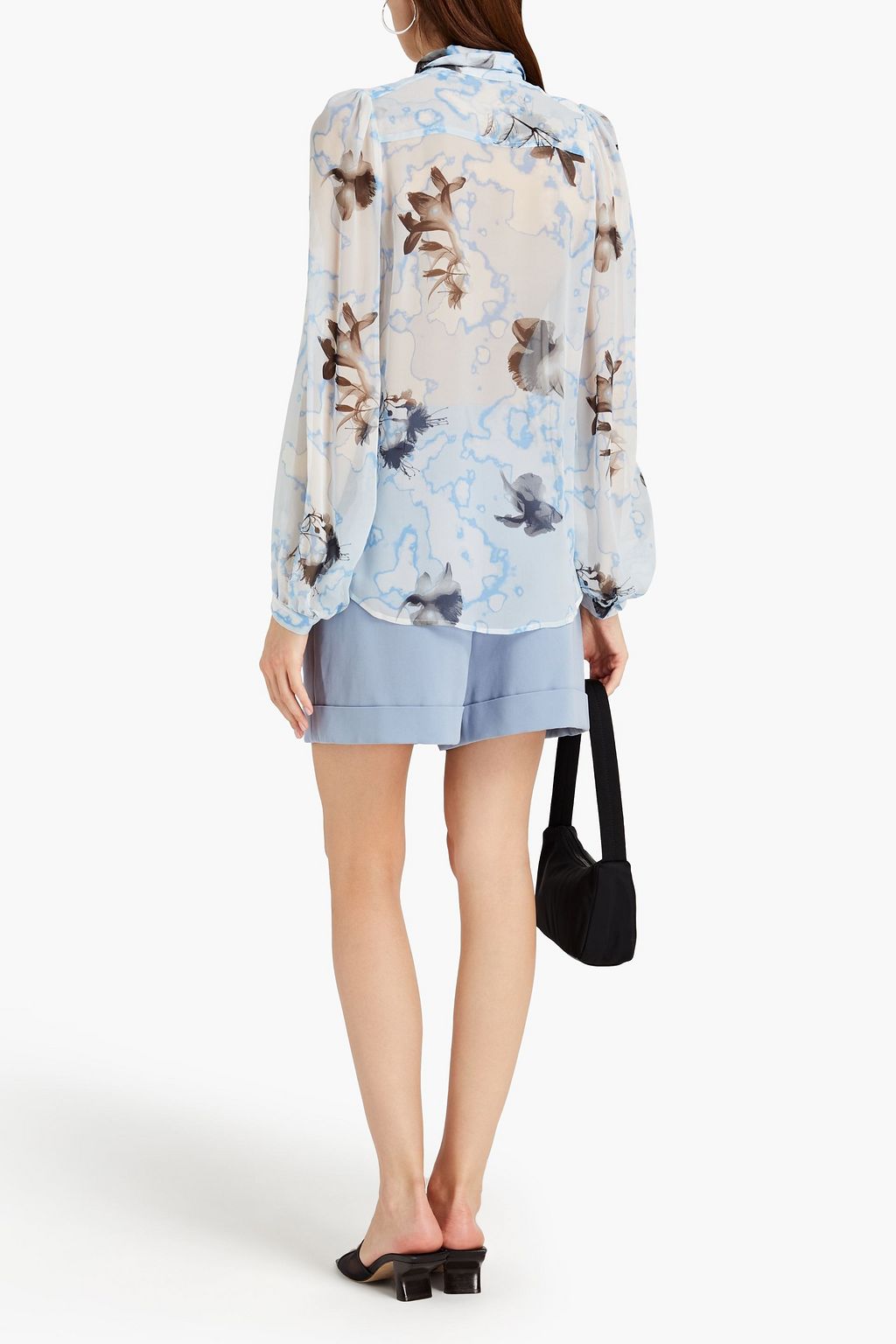 EQUIPMENT Linneta floral-print silk-chiffon shirt
